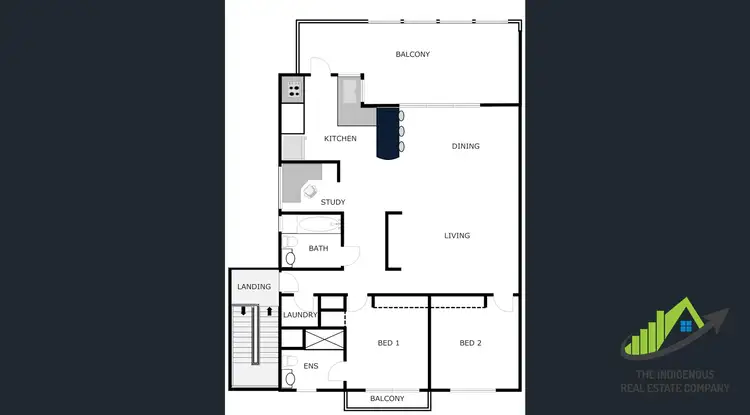 Floorplan of Homely unit listing, 7/73A Ruddick Circuit, Stuart Park NT 820
