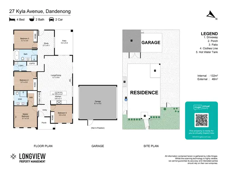 Floorplan of Homely house listing, 27 Kyla Avenue, Dandenong VIC 3175