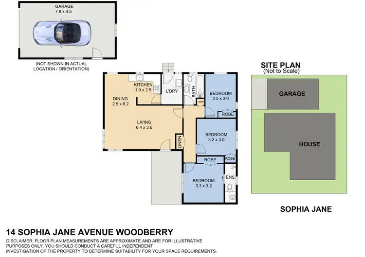 Floorplan of Homely house listing, 14 Sophia Jane Avenue, Woodberry NSW 2322