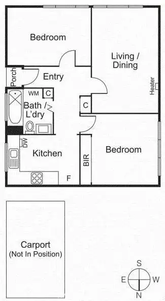 Floorplan of Homely apartment listing, 4/2 Flowers Street, Caulfield South VIC 3162