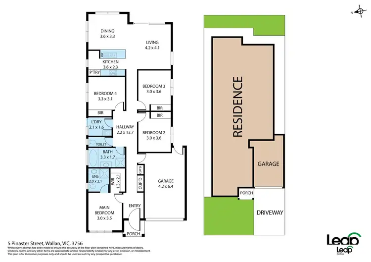 Floorplan of Homely house listing, 5 Pinaster Street, Wallan VIC 3756