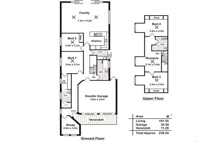 Floorplan of Homely house listing, 2/77 Portrush Road, Evandale SA 5069