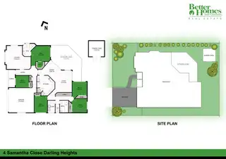 Floorplan of Homely house listing, 4 Samantha Cl, Darling Heights QLD 4350