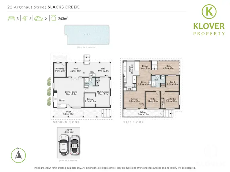 Floorplan of Homely house listing, 22 Argonaut Street, Slacks Creek QLD 4127