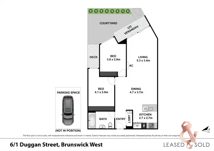 Floorplan of Homely house listing, 6/1 Duggan Street, Brunswick West VIC 3055