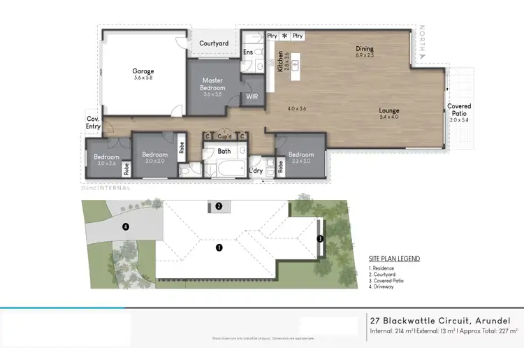 Floorplan of Homely house listing, 27 Blackwattle Circuit, Arundel QLD 4214