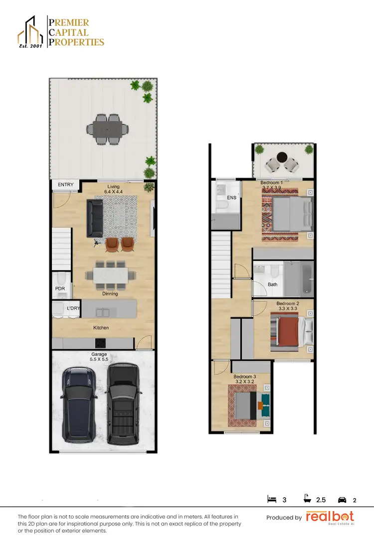 Floorplan of Homely townhouse listing, 26 Judith Macintosh Cres, Taylor ACT 2913