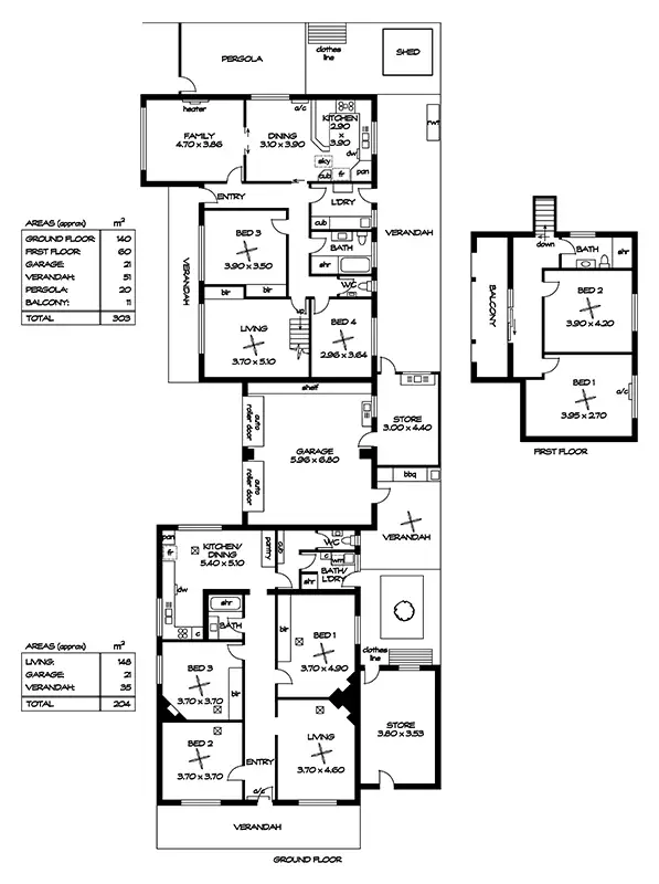 Floorplan of Homely house listing, 62A Hayward Avenue, Torrensville SA 5031