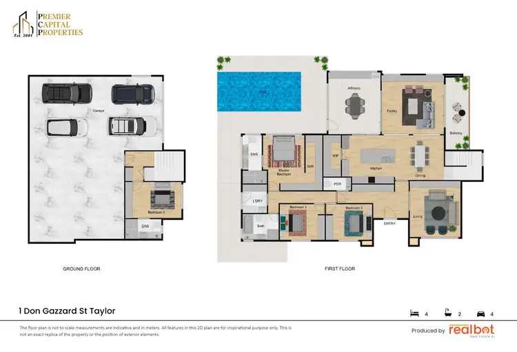 Floorplan of Homely house listing, 1 Don Gazzard View, Taylor ACT 2913