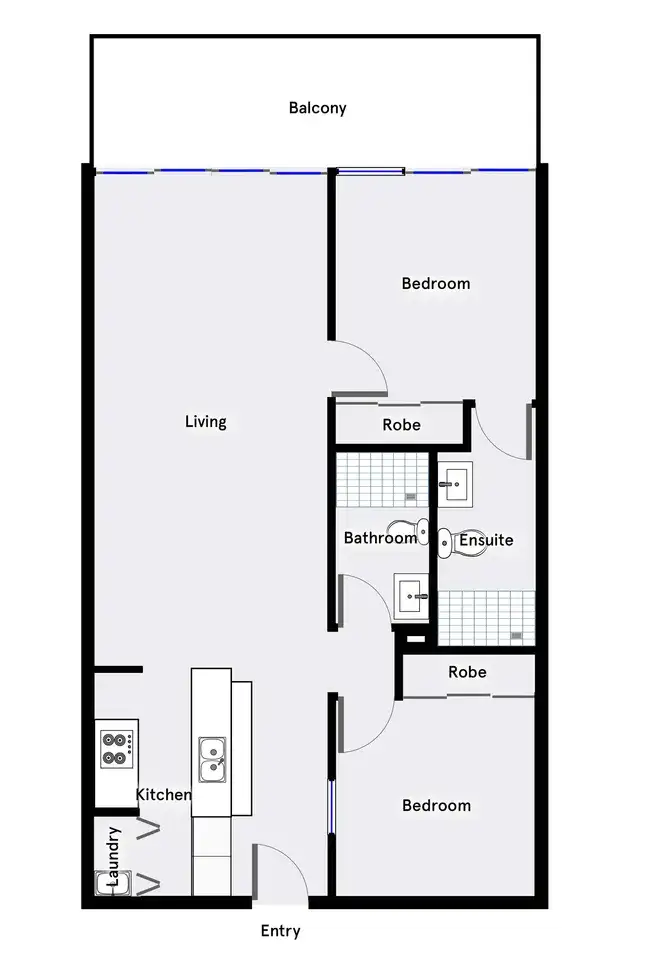 Floorplan of Homely apartment listing, 129/264 City Walk, City ACT 2601