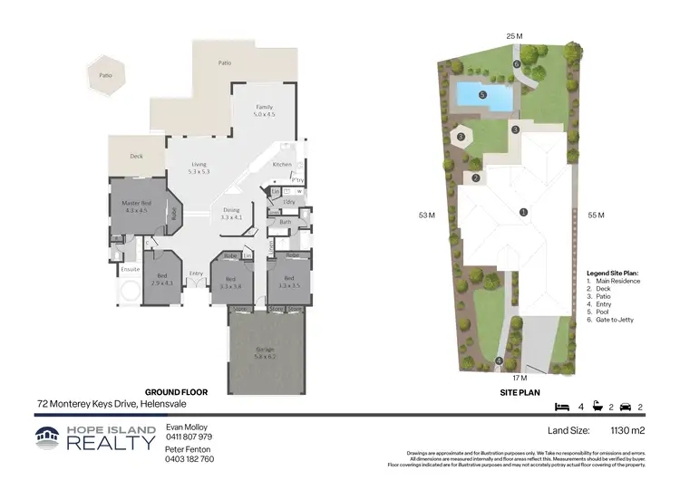Floorplan of Homely house listing, 72 Monterey Keys Drive, Helensvale QLD 4212