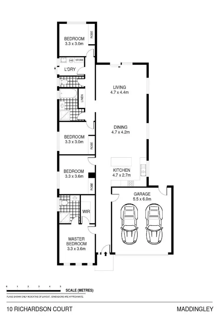 Floorplan of Homely house listing, 10 Richardson Court, Maddingley VIC 3340