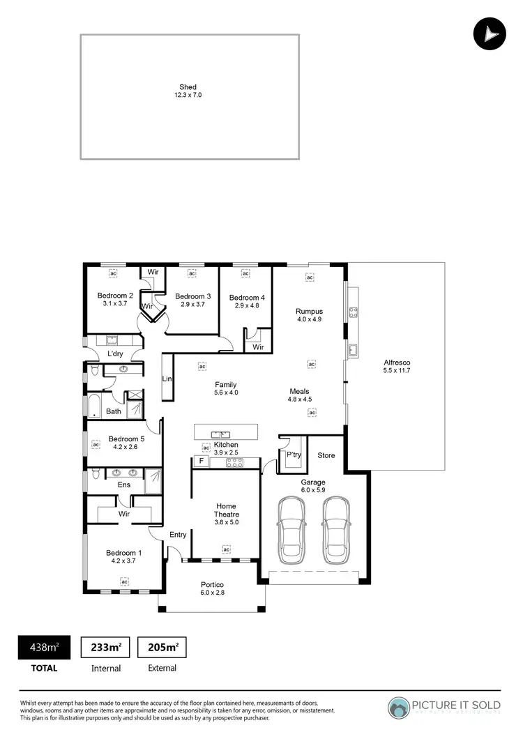 Floorplan of Homely house listing, 41 Daffodil Drive, Two Wells SA 5501