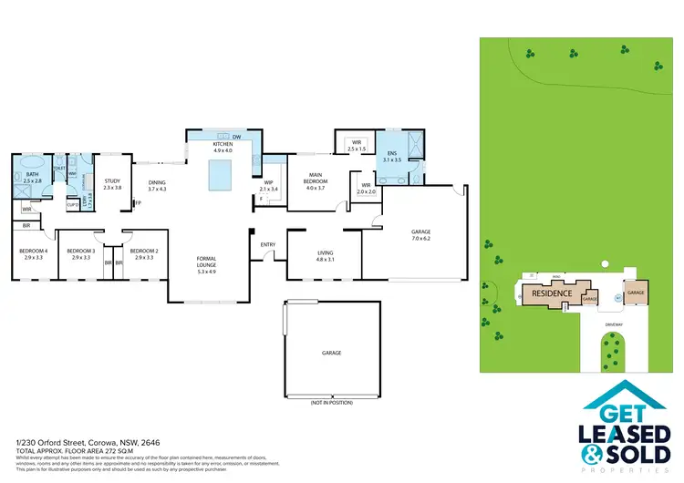 Floorplan of Homely house listing, Lot 1 230 Orford St, Corowa NSW 2646