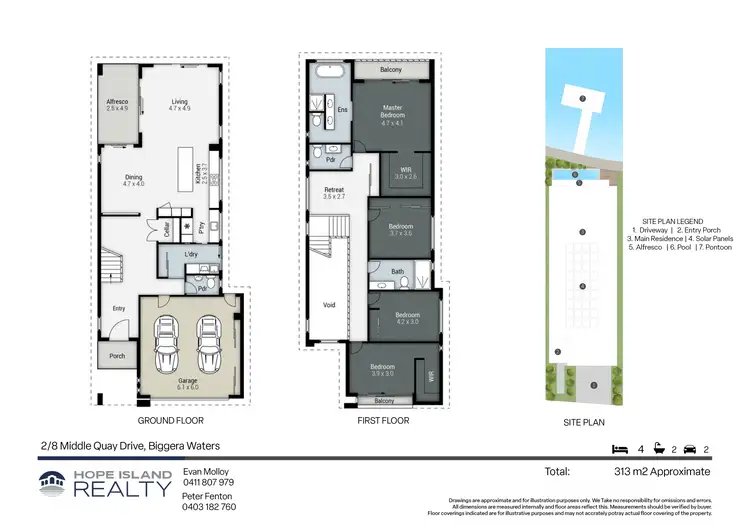 Floorplan of Homely house listing, 2/8 Middle Quay Drive, Biggera Waters QLD 4216