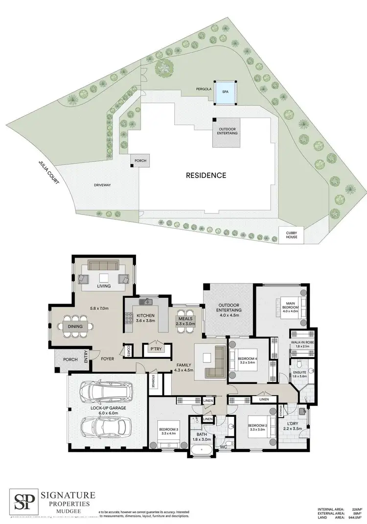 Floorplan of Homely house listing, 19 Julia Crt, Mudgee NSW 2850