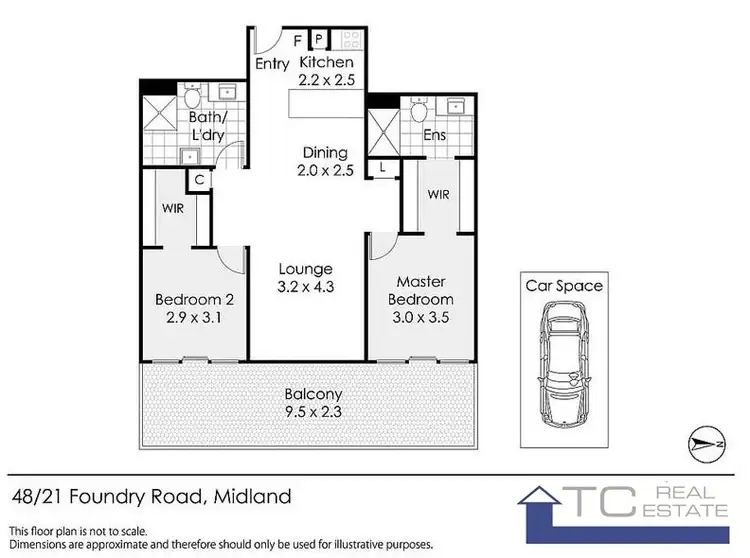 Floorplan of Homely apartment listing, 48/21 Foundry Road, Midland WA 6056