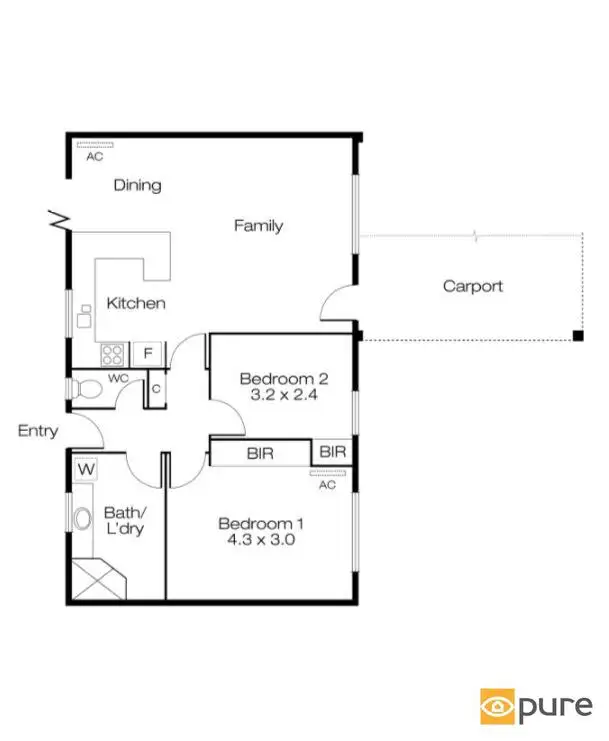 Floorplan of Homely apartment listing, 5/13 Rosendo Street, Cottesloe WA 6011