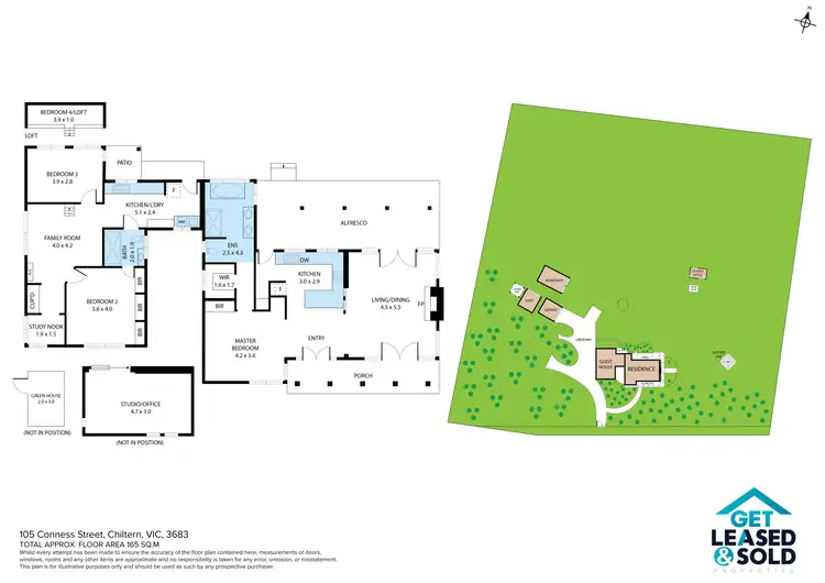 Floorplan of Homely house listing, 105 Conness St, Chiltern VIC 3683