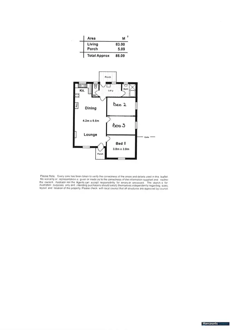 Floorplan of Homely house listing, 8 Bendle Street, Elizabeth Park SA 5113