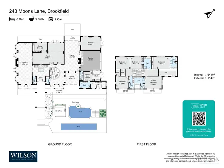 Floorplan of Homely house listing, 243 Moons Lane, Brookfield QLD 4069