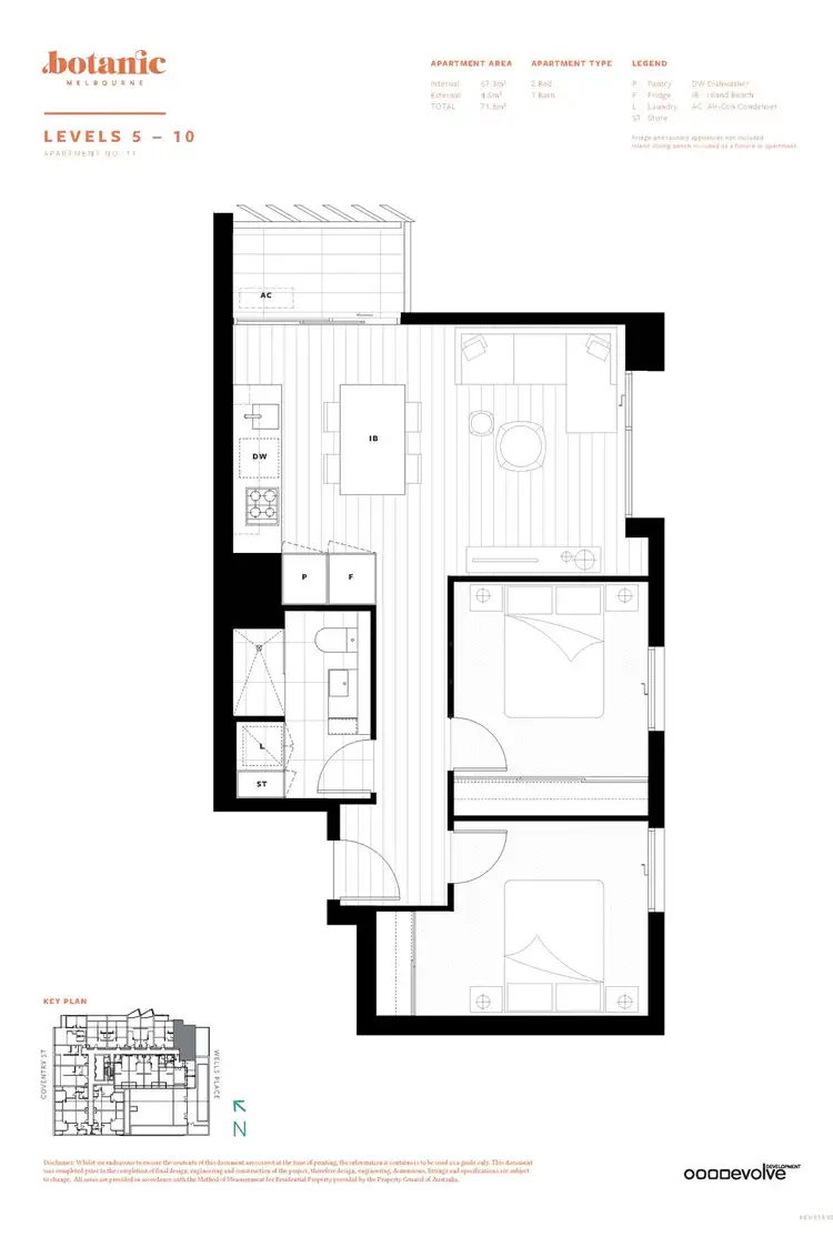 Floorplan of Homely apartment listing, 811/25 Coventry Street, Southbank VIC 3006