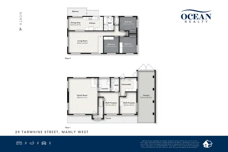 Floorplan of Homely house listing, 29 Tarwhine Street, Manly West QLD 4179