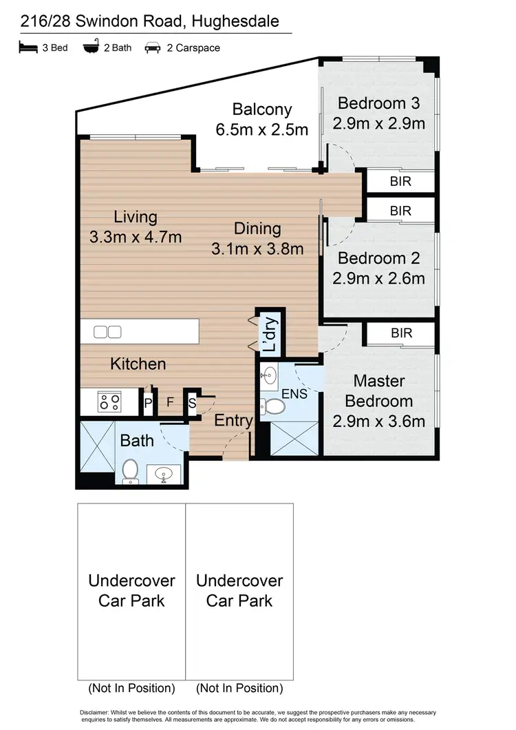 Floorplan of Homely apartment listing, 216/28 Swindon Road, Hughesdale VIC 3166