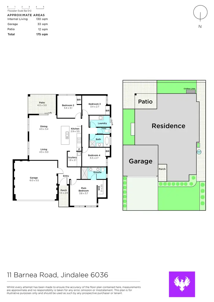 Floorplan of Homely house listing, 11 BARNAE ROAD, Jindalee WA 6036