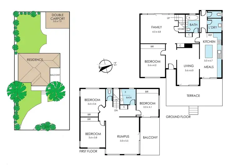 Floorplan of Homely house listing, 11 Olive Grove, Mentone VIC 3194