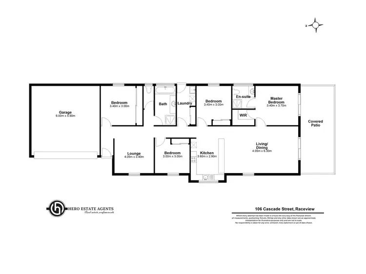 Floorplan of Homely house listing, 106 Cascade Street, Raceview QLD 4305