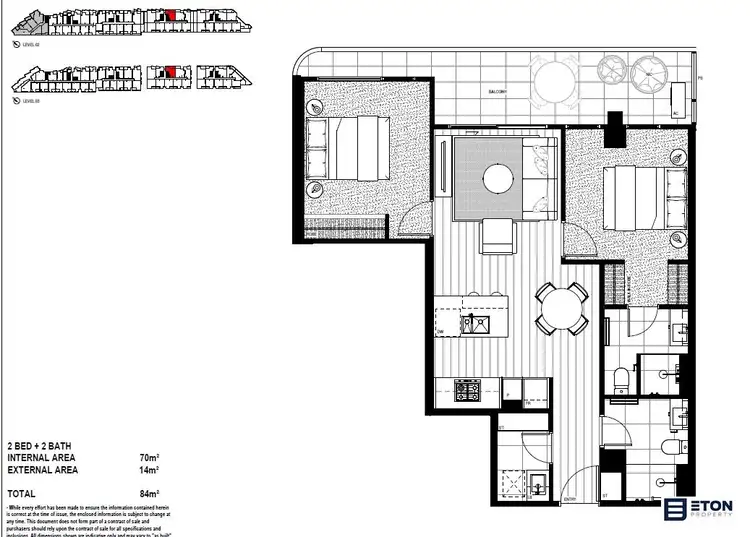 Floorplan of Homely apartment listing, 201C/10 Koolkuna Lane, Hampton VIC 3188