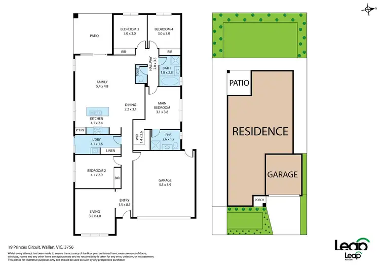 Floorplan of Homely house listing, 19 Princes Circuit, Wallan VIC 3756