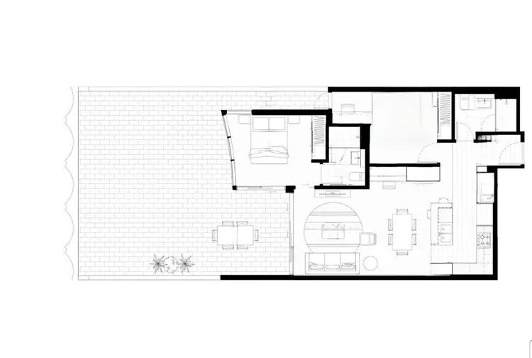 Floorplan of Homely apartment listing, 0403/234 Vulture Street, South Brisbane QLD 4101