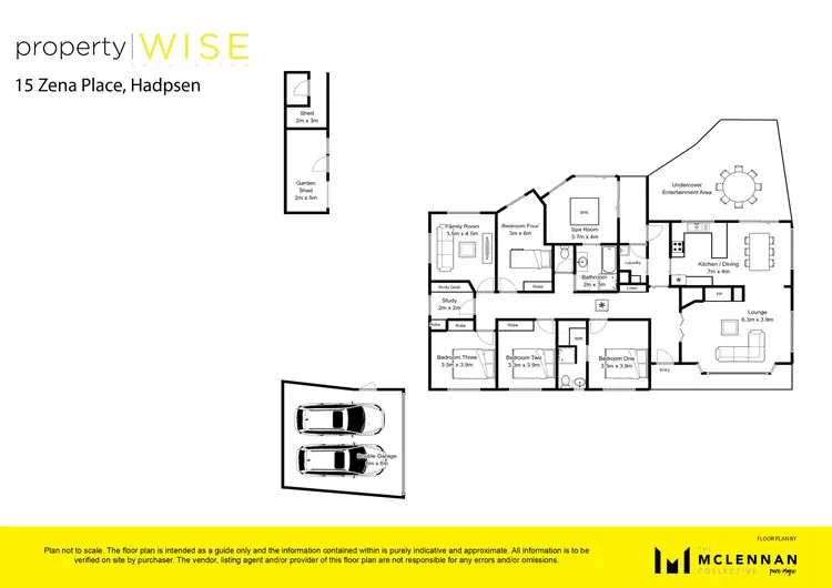 Floorplan of Homely house listing, 15 Zena Place, Hadspen TAS 7290