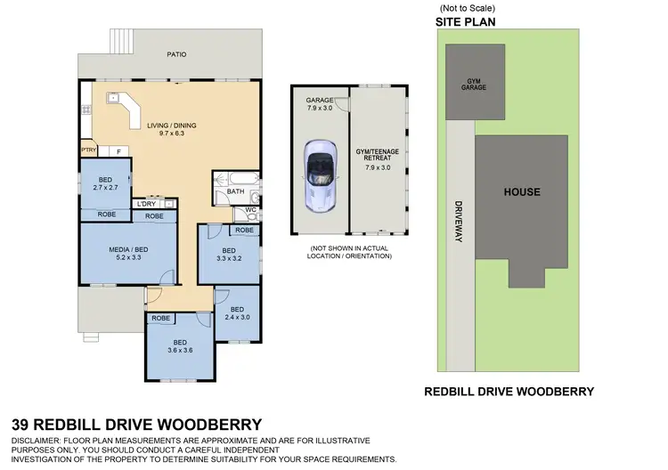 Floorplan of Homely house listing, 39 Redbill Drive, Woodberry NSW 2322