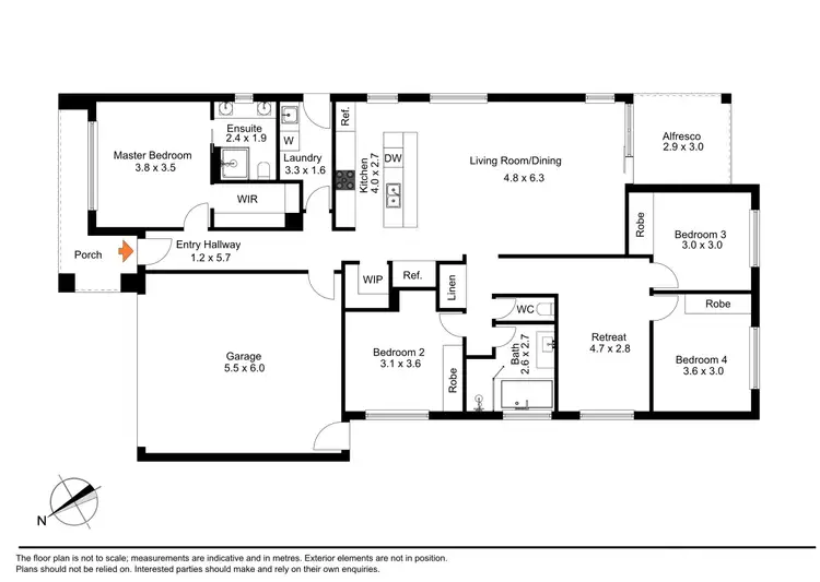 Floorplan of Homely house listing, 22 Wingfield Drive, Thornhill Park VIC 3335