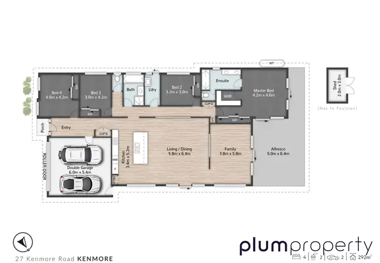 Floorplan of Homely house listing, 27 Kenmore Road, Kenmore QLD 4069