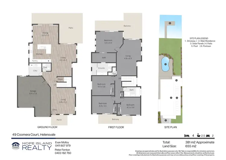 Floorplan of Homely house listing, 49 Coomera Court, Helensvale QLD 4212