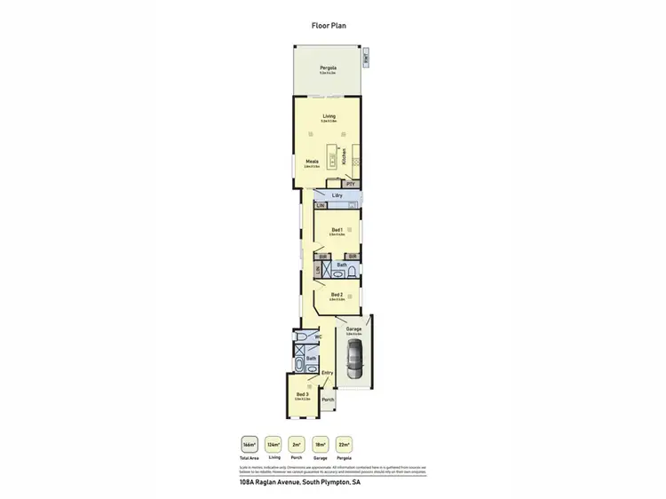 Floorplan of Homely house listing, 108A Raglan Avenue, South Plympton SA 5038