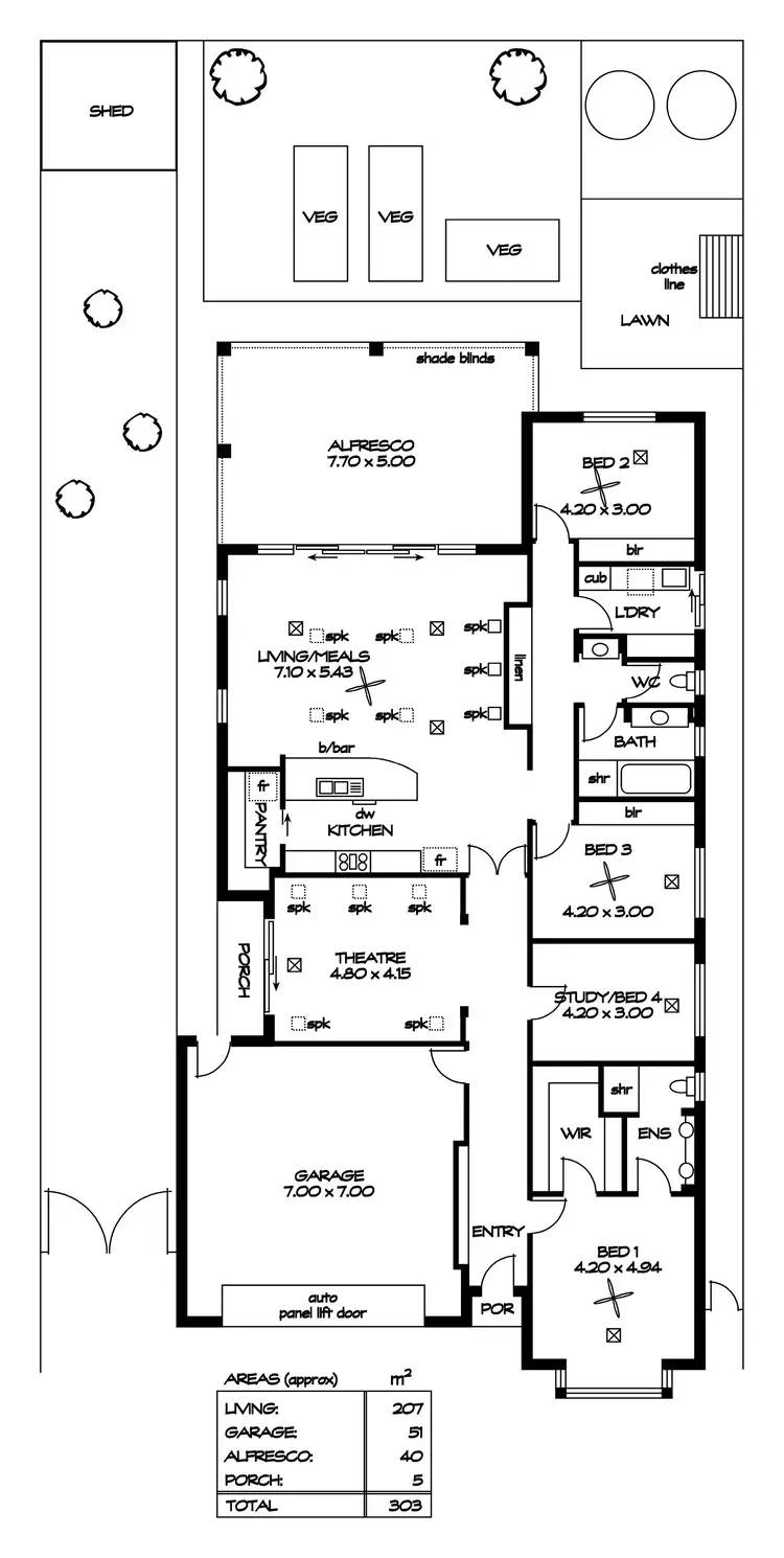 Floorplan of Homely house listing, 21 Westralia Street, Greenacres SA 5086