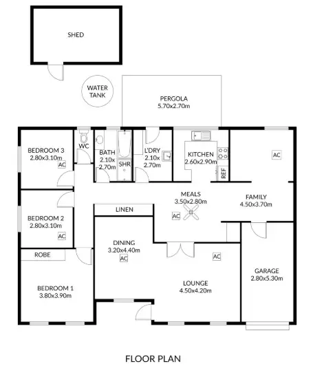 Floorplan of Homely house listing, 23 Toledo Avenue, West Beach SA 5024