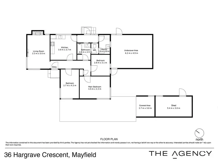 Floorplan of Homely house listing, 36 Hargrave Crescent, Mayfield TAS 7248