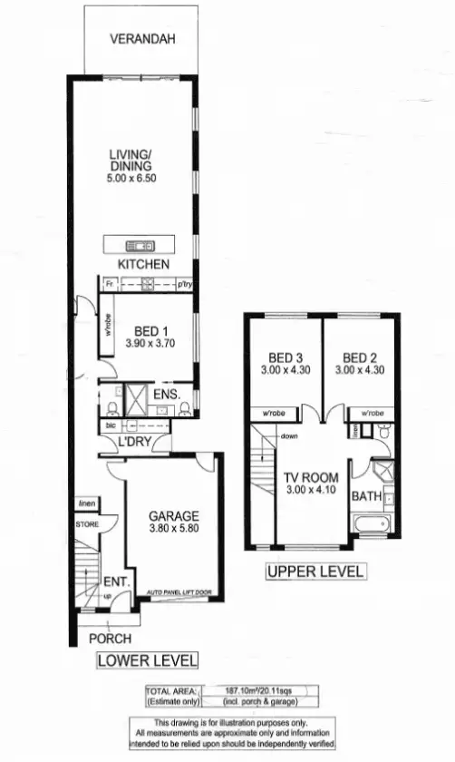 Floorplan of Homely townhouse listing, 14a Sweetwater Street, Seacombe Gardens SA 5047