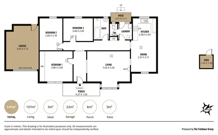 Floorplan of Homely house listing, 2 Allan Place, Reynella SA 5161