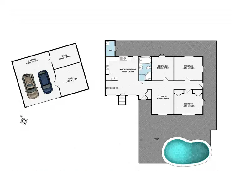 Floorplan of Homely house listing, 123 Mount Crosby Road, Anstead QLD 4070