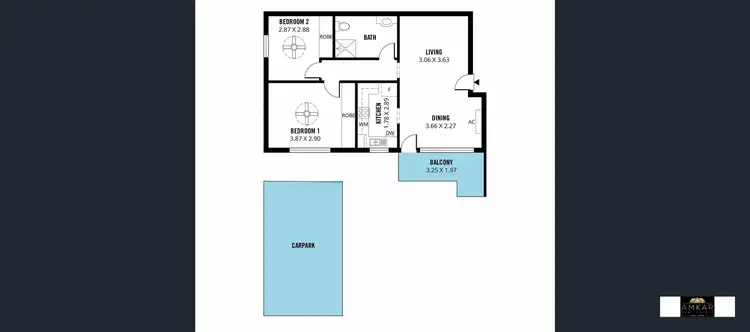 Floorplan of Homely apartment listing, 18/15 Byron Street, Glenelg SA 5045