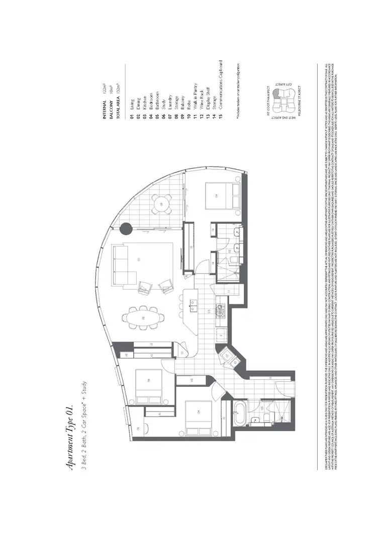 Floorplan of Homely apartment listing, 2101/15 Manning Street, South Brisbane QLD 4101