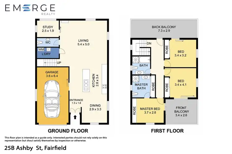 Floorplan of Homely house listing, 25B Ashby St, Fairfield QLD 4103