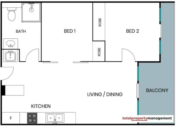Floorplan of Homely apartment listing, 1007/6 Gribble Street, Gungahlin ACT 2912